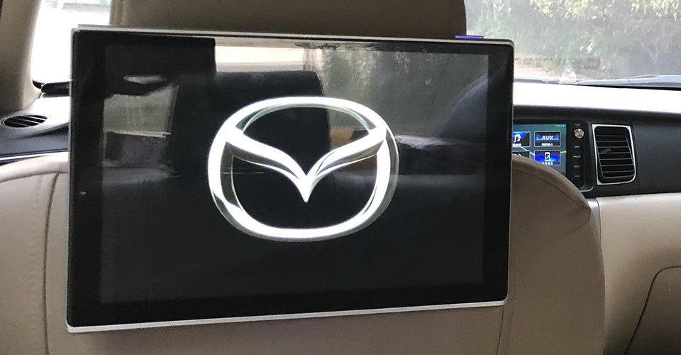 Excellent Car Headrest Monitor DVD Video Player USB LCD Screen Touch Android Rear Seat Entertainment System For Mazda CX-9 11.8 Inch 0