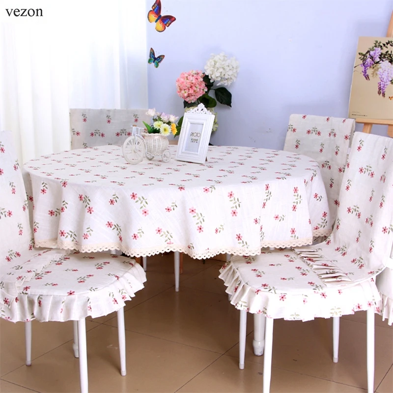 Vezon New Design Elegant Linen Embroidery Tablecloth Embroidered Floral Table Cloth Covers Runners Sale Towels Home Decoration Table Cloth Cover Embroidery Tableclothtablecloth Embroidered Aliexpress
