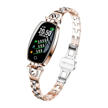 

H8 Smart Bracelet Fashion Women Watch IP67 Waterproof Heart Rate Sleep Monitor Smart Watch Band For IOS Android Fitness Bracelet