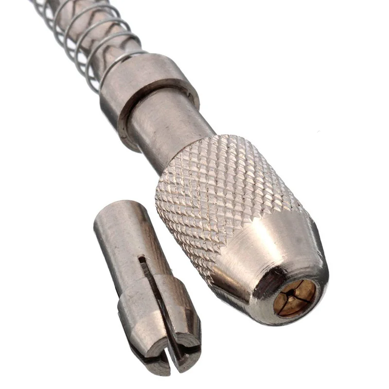 Flexsteel мини микро штырек тиски ручная дрель спиральный прецизионный толчок 0,5-3,2 мм для закрутка ювелирных изделий DIY инструмент