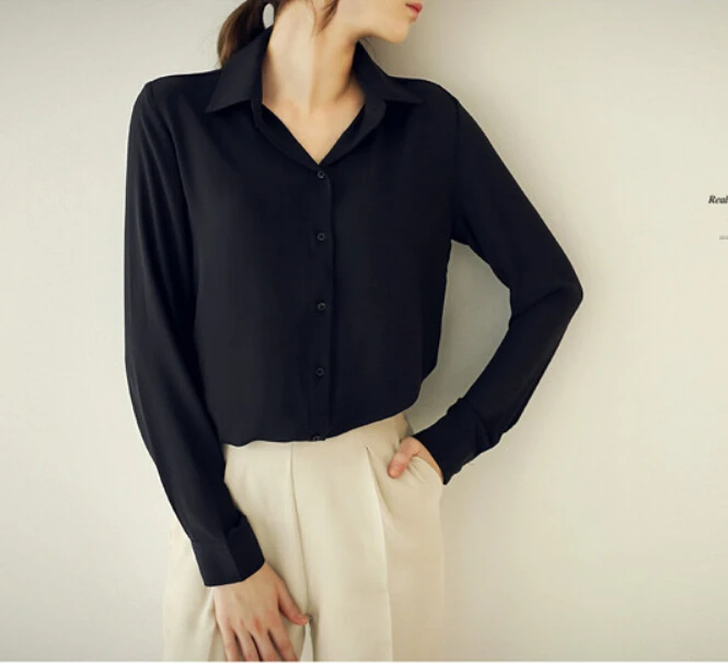 5 цветов, рабочая одежда, женская рубашка, шифон, Blusas Femininas, топы, элегантные, для девушек, официальная, офисная блуза размера плюс XXL