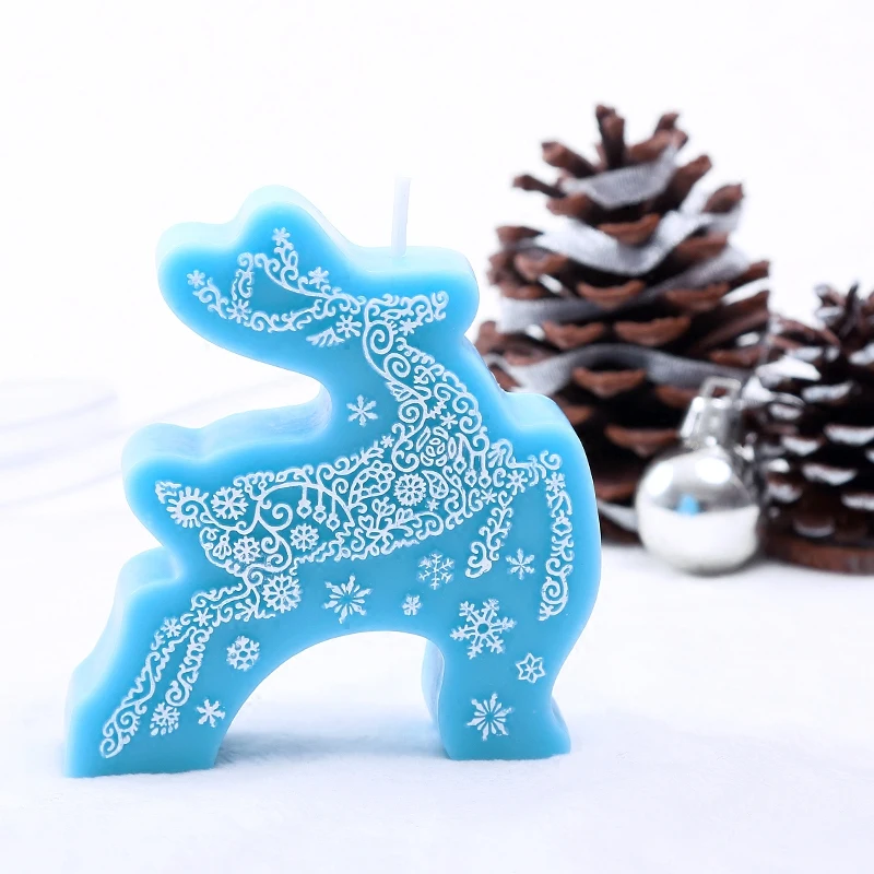 Animal shape candles birthday candles Christmas Eve gifts candles for cake decorative Festival