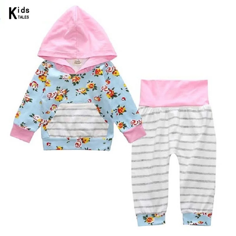 

2 pcs/Set Autumn new baby boy clothes set fashion cotton long-sleeved hoodie + trousers 2pcs newborn baby boy clothing set