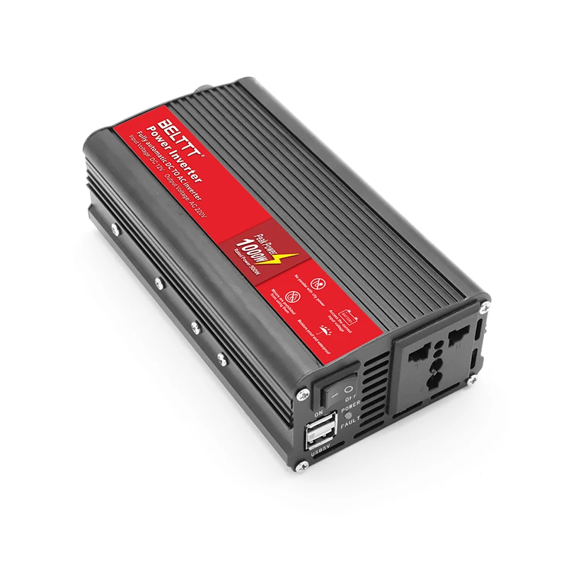 BELTTT LCD 12В/24В Солнечный инвертор 1000 Вт автономный с USB|Инверторы для авто| |