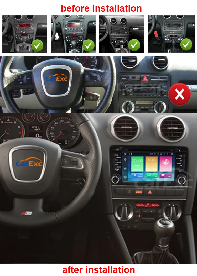 Flash Deal Android 9.0 Octa Cores Car DVD Player Stereo System For Audi A3 S3 With 3G WIFI Canbus Radio FM AM Radio GPS Navigation Carplay 0 Flash Deal Android 9.0 Octa Cores Car DVD Player Stereo System For Audi A3 S3 With 3G WIFI Canbus Radio FM AM Radio GPS Navigation Carplay 0