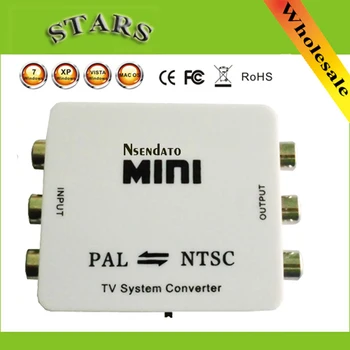 

Mini RCA Video NTSC PAL Mini TV Video System Converter PAL TO NTSC NTSC TO PAL HD Converter adapter for Projection Displayer