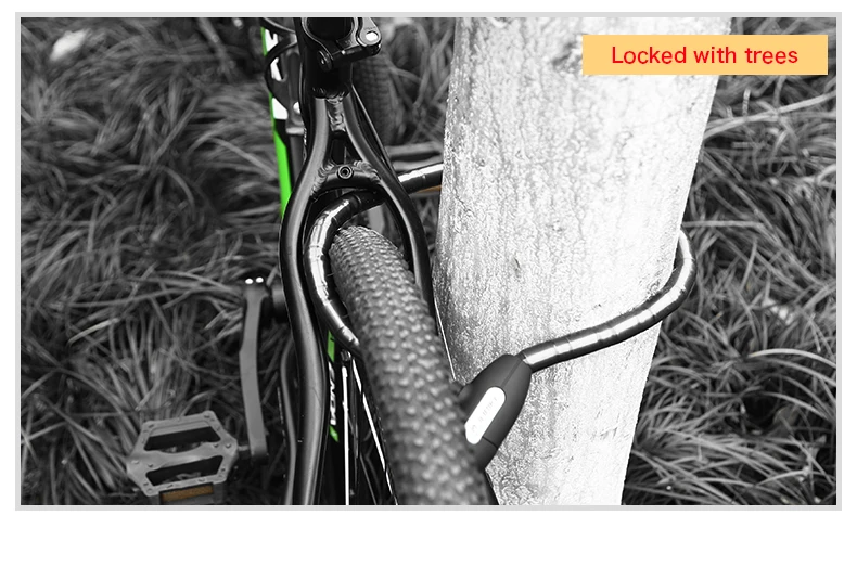 INBIKE велосипед замок 0,85 м Водонепроницаемый Anti-theft Cable Lock Высокое качество MTB велосипеда замки с 3 Ключи CB106