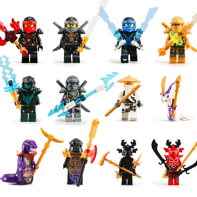 MOC модель ниндзя строительные блоки фигурки Sharkman Garmadon Master Wu подарки Ninjago Джей Коул