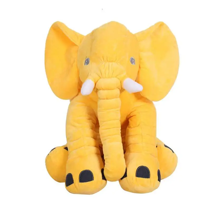 33cm Слон кукла игрушки в виде животных с плюшевой набивкой Куклы Kawaii розовый плюшевые игрушки Спящая мягкая детская стежка Непоседа игрушки развивающие игрушки для Chil - Цвет: 33cm