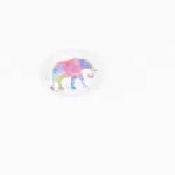 Сменные животные оснастки ювелирные изделия DIY стекло кабошон печатных 18 мм слон кнопка для женщин мужчин браслет ожерелье Bijoux