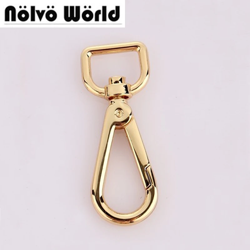 30pcs 5 colors 6*1.7cm(5/8") GOLD trigger snap hook swivel clasp