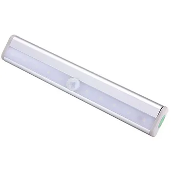 

IMC Hot 10 LED PIR Motion Sensor Light For Cabinet Wardrobe Bookcase Stairway