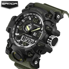 2017 New Shock Men Sports Watch Military Army Analog Digital LED Electronic Quartz Wristwatches 50M Waterproof relogio masculino