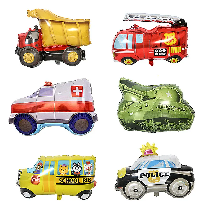 

Giant Truck/Train Foil Balloons Babyshower Birthday Party Decor Kids Children's Party Ballons Helium Air Ball Event Party Globos