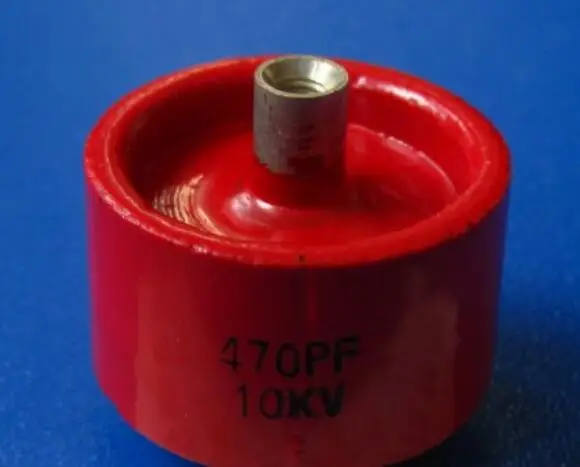 

CT87-1 470P/PF 470-II 10KV High frequency heat sealing machine drum high voltage low frequency ceramic dielectric capacitor