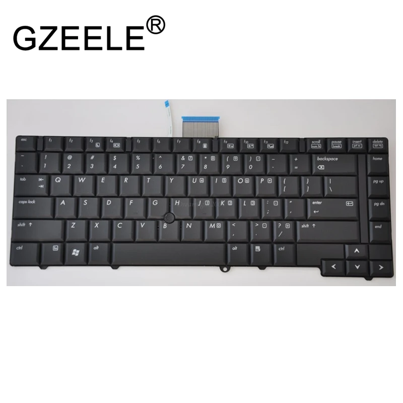  GZEELE  Laptop Keyboard For HP EliteBook 6930 6930P 483010-001 468778-001 V070530AS1 Black US versi