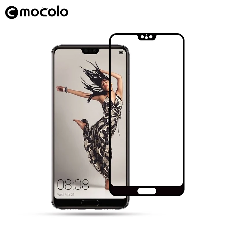 Mocolo 2.5D 0 33 мм Полное покрытие экрана 9H жесткая защита закаленное стекло для Huawei P20
