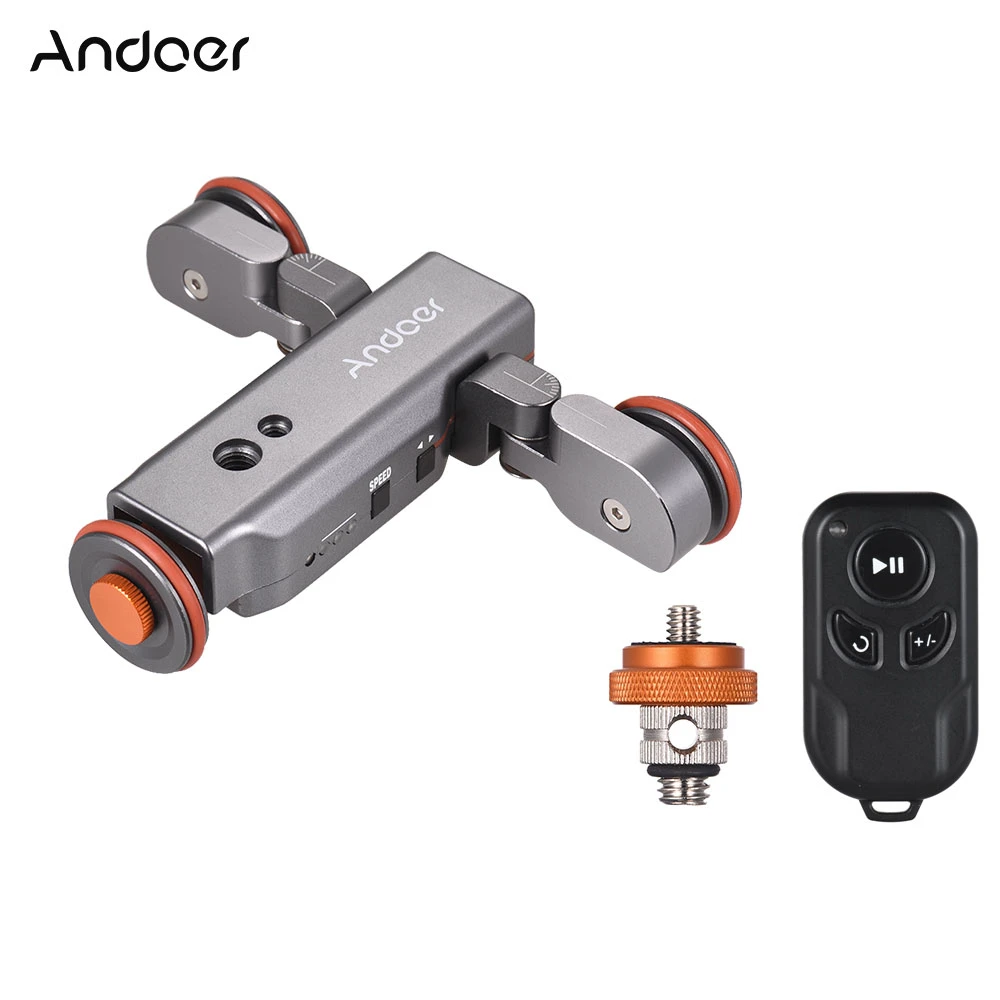 CZ Andoer L4 PRO Motorized Camera Video Dolly Track Slider Remote Control  Mini Slider Skater for Canon Nikon Sony Camera Phone|Photo Studio  Accessories| - AliExpress