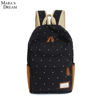

Mara's Dream Women Backpack Fashion Star Canvas Schoolbags School Bag For girl Boy Teenagers Casual Travel bags Rucksack