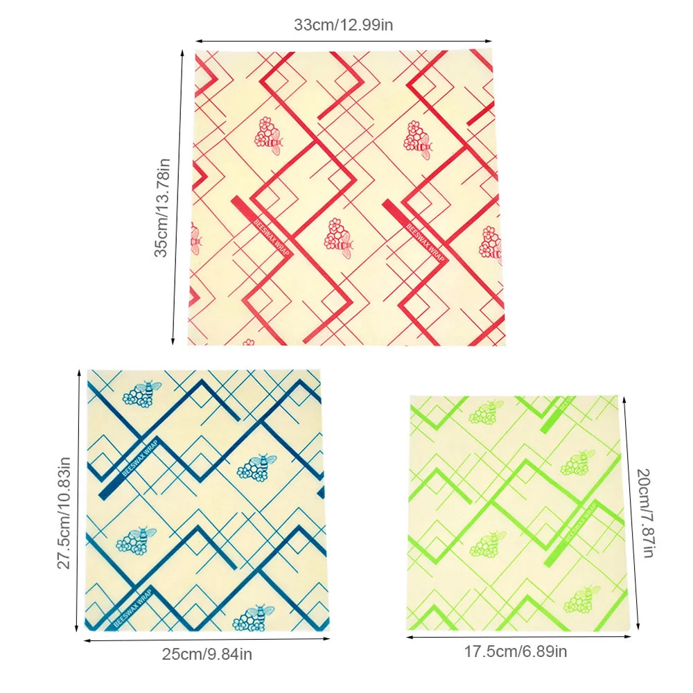 Многоразовый органический пчелиный воск пищевая обертка уплотнение пищевая свежая обертка крышка стрейч вакуумная ткань для сохранения пищи Кухонные инструменты