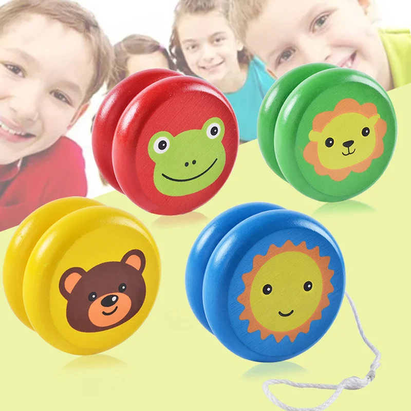 Wooden Yo Yo Personality Creative Building Personality Hobbies Classic Yoyo Classic Toys for Children Christmas Random Color Wooden Yo Yo Personality Creative Building Personality Hobbies Classic Yoyo Classic Toys for Children Christmas Random Color
