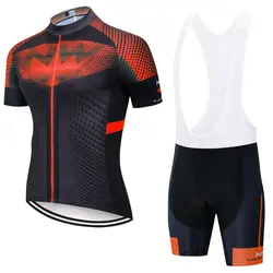 NW 2019 NORTHWAVE Zomer Mannen Wielertrui Korte Mouwen набор нагрудник шорты Fiets Kleding 9D гелевая накладка Kleding