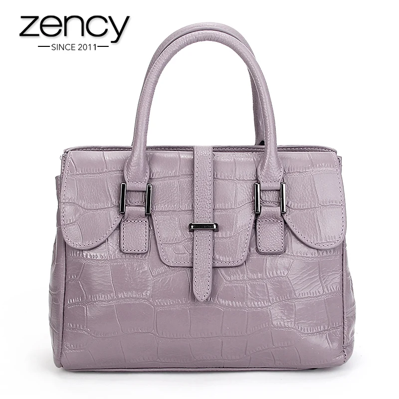 New font b Luxury b font famous brand togo Crocodile Embossed Genuine Leather font b Bags