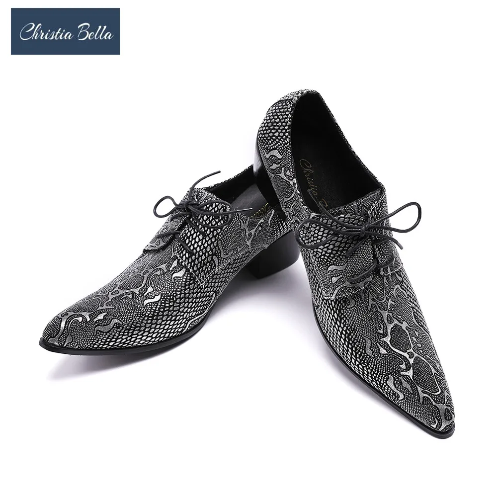 Мужские туфли с острым носком на высоком каблуке из натуральной кожи|loafers men|loafer
