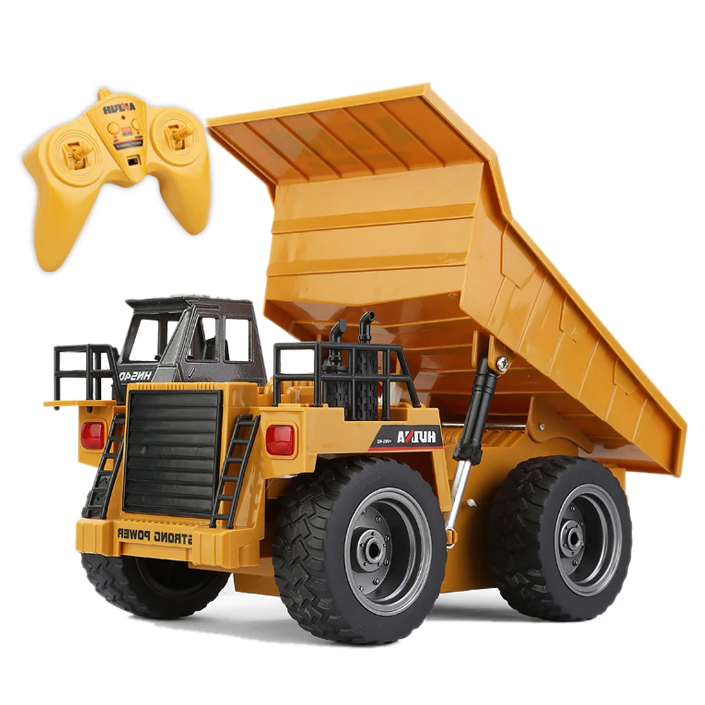 RC Truck Toys Six Channel 6CH 1 12 40HMZ Metal Dump Trucks Remote Control Toys