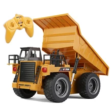 RC Truck Toys Six Channel 6CH 1 12 40HMZ Metal Dump Trucks Remote Control Toys