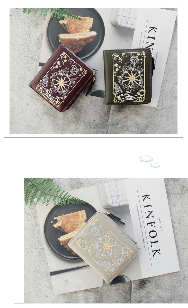 purse bow wallet female