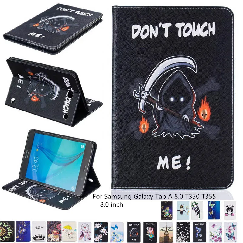 Новый чехол с принтом Совы панды для Samsung Galaxy Tab A 8 0 T350 откидной Чехол из