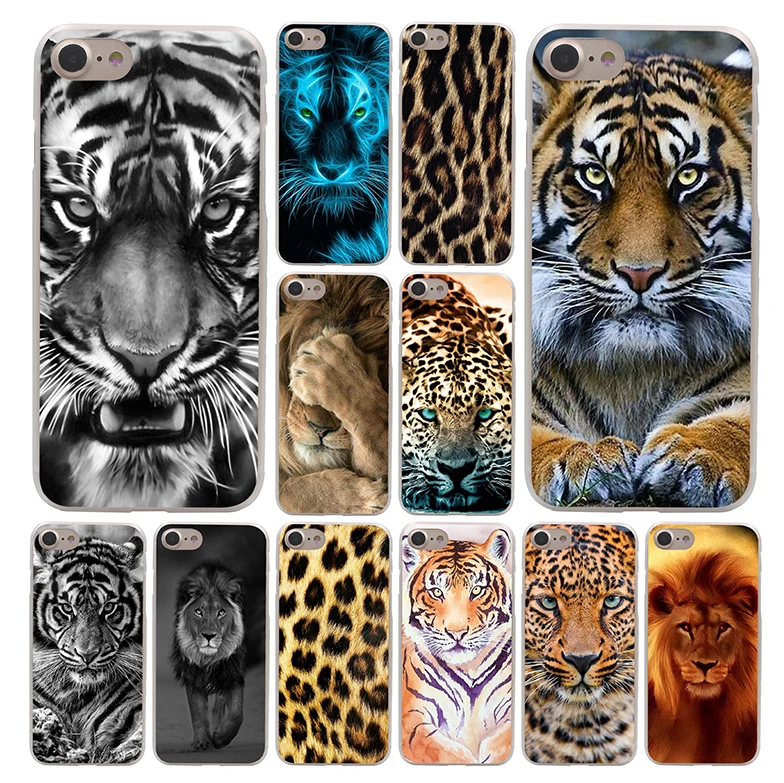 Lavaza Fashion Tiger Leopard Case for Apple iPhone 4 4S 5C 5S SE 6 6S 7 8 Plus 10 X Xr Xs Max 6Plus 7Plus 8Plus | Мобильные телефоны