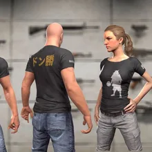 Playerunknown's Battlegrounds PUBG DMM футболка Skin Code Global