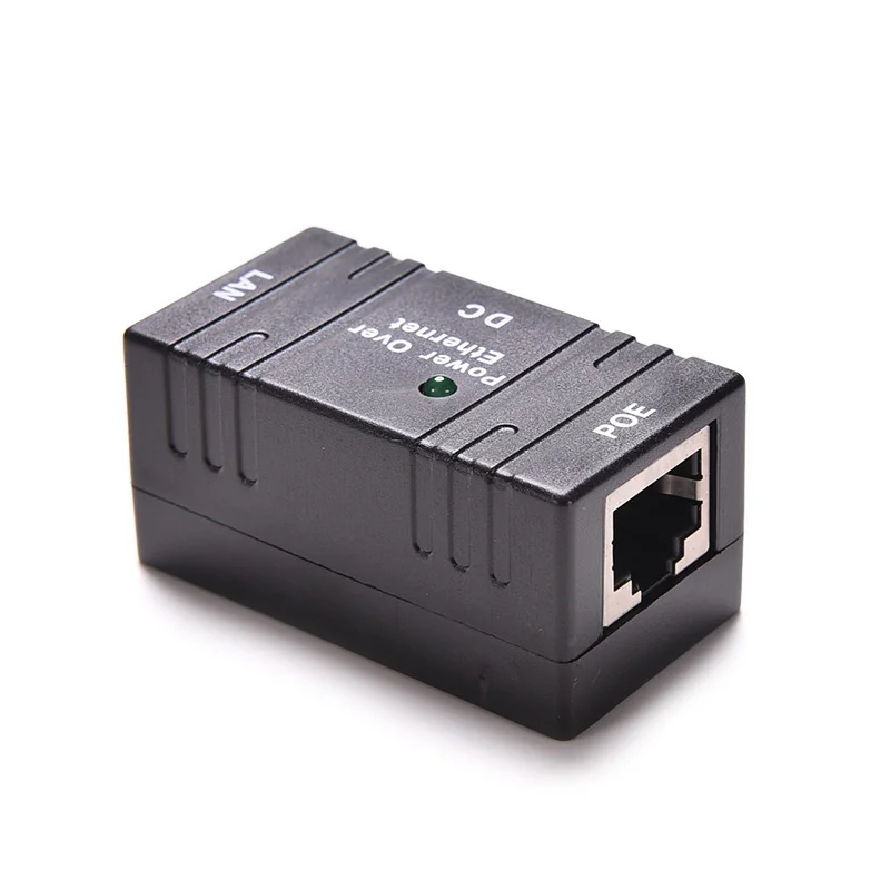 

High Quality 10/100 Mbp Passive POE DC Power Over Ethernet RJ-45 Injector Splitter Wall Mount Adapter For IP Camera LAN Network
