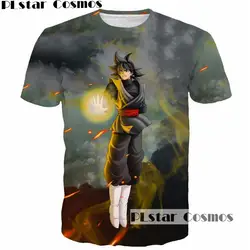 PLstar Cosmos Design Dragon Ball Z DBZ Мужская футболка с 3D-принтом Гоку с круглым вырезом футболки хипстерская уличная одежда больших размеров