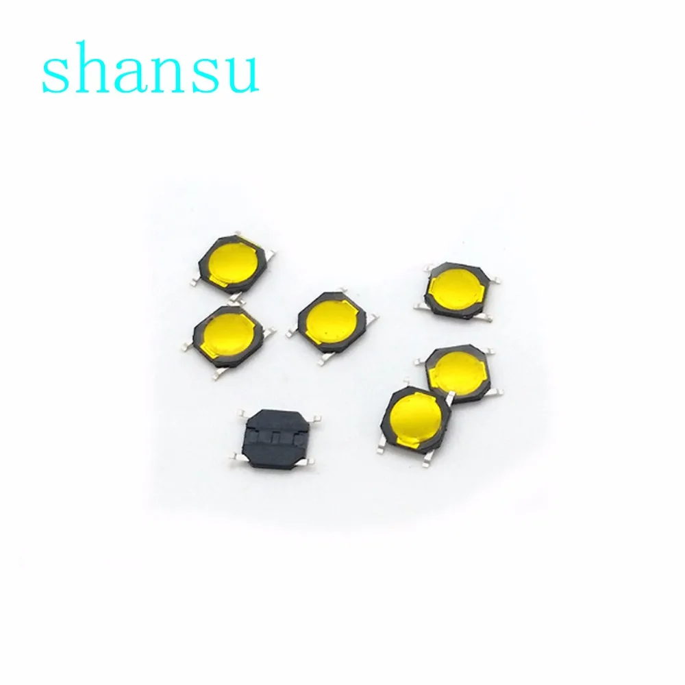 Бесплатная доставка 50 шт. SMD TS-032G 4x4x0 5 мм тактный переключатель тонкая пленка