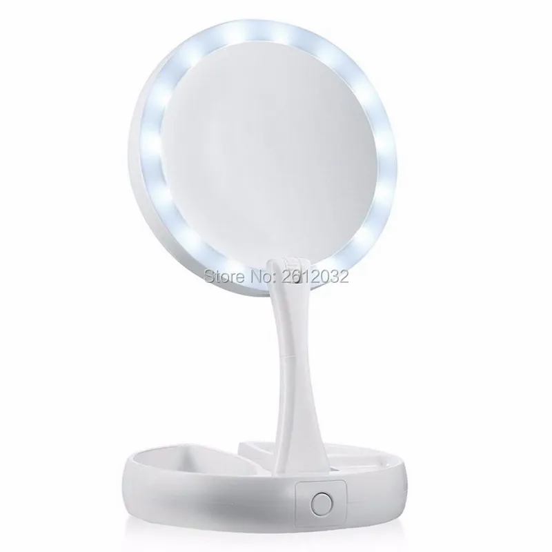 72pcs Portable LED Lighted Makeup Mirror vanity compact women pocket