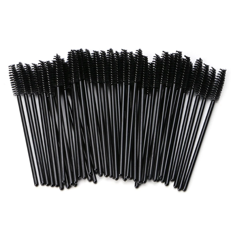 

50Pcs Mini Eyelash Disposable Mascara Wand Applicator Brush Extension Makeup Set