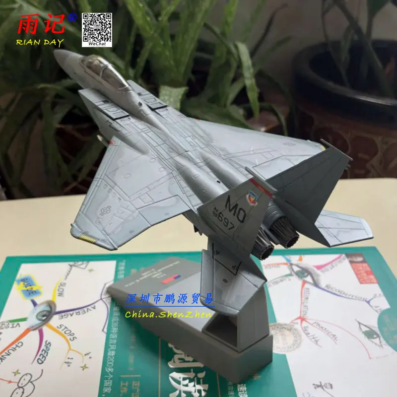 Амер 1/100 масштабный самолет модель игрушки USAF F-15A F15 Истребитель Eagle литье под давлением металлическая военная модель игрушки для сбора/подарка