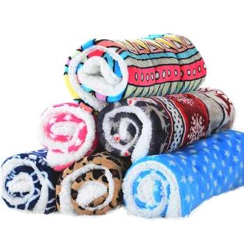 

Dog Pet Blanket For Dogs Cats Bed Cotton Soft Warm Sleep Mat For Small Large Dogs Rest Fleece Blankets Breathable Pet Cushion