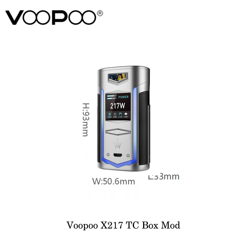 Электронная сигарета VOOPOO X217 TC Box Mod 217W от 21700/20700/18650 батареи с Nikola Lapetus Sub Ohm бак Vape