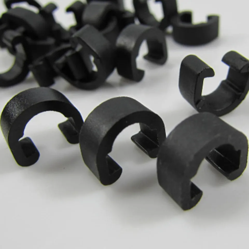 10Pcs Type MTB Mountain Bike Frame Buckle Bicycle Brake Cable Guides Clips