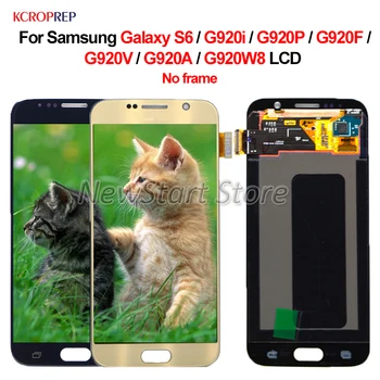 

For Samsung Galaxy S6 LCD Display Touch Screen Assembly 5.1" No Frame For Samsung S6 G920i G920P G920F G920V G920A G920W8 lcd