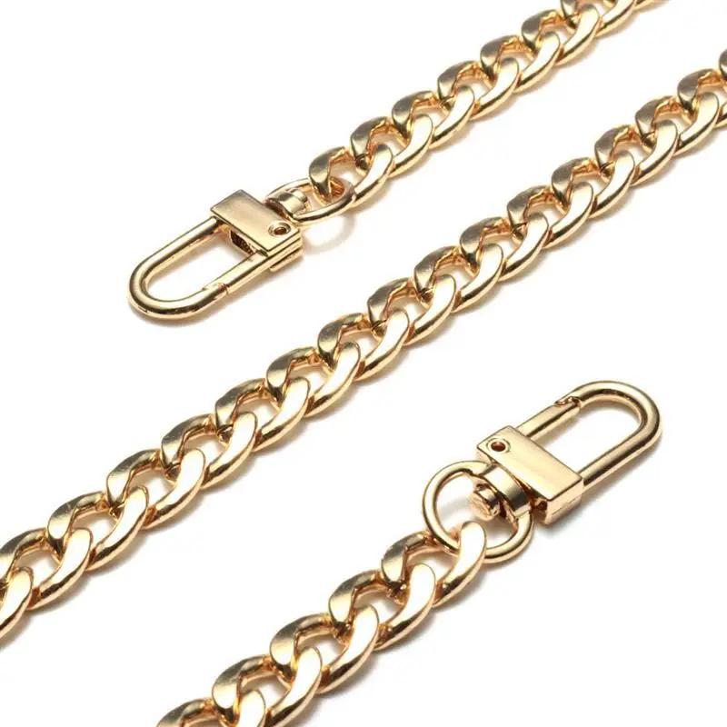 Free Shipping 120cm DIY Metal Chain For Bag Strap Purse Chain Bags Straps for Crossbody Handbag Handles Bag Parts & Accessories