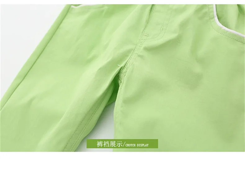 3-10 y summer clothes kids boys pants knee length pants for the boy casual children trousers solid color boys clothes (12)