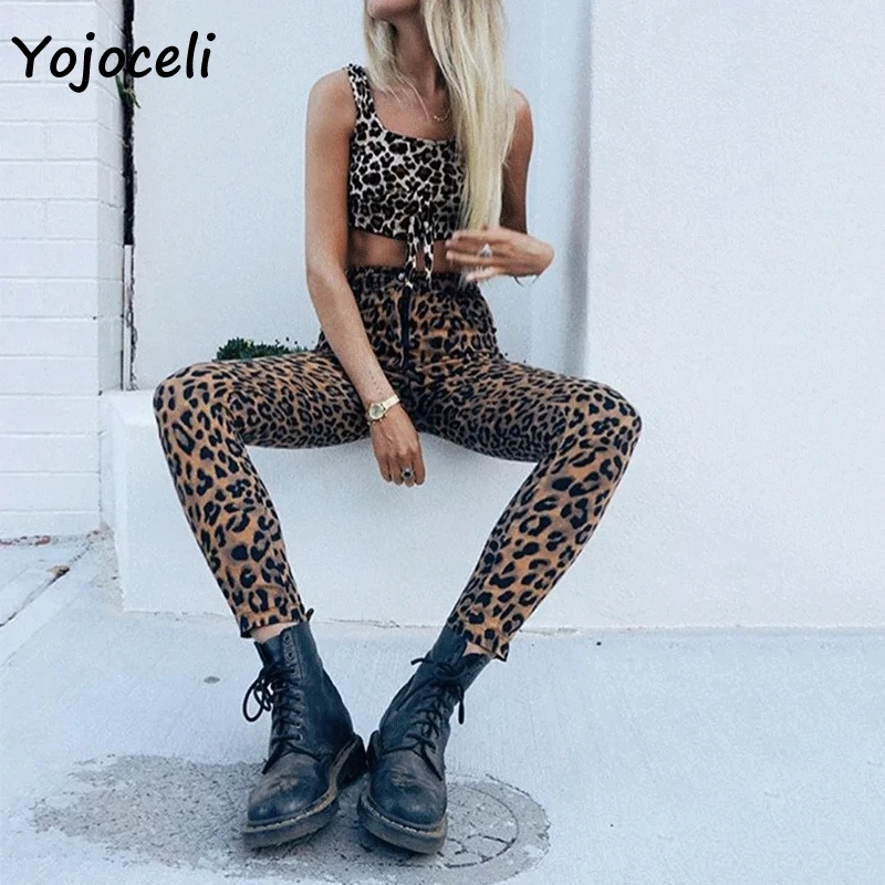Yojoceli 2018 الخريف الشتاء نحيل ضئيلة ليوبارد السراويل الشارع الشهير جيوب قلم رصاص الدنيم السراويل أسفل الإناث Yojoceli 2018 الخريف الشتاء نحيل ضئيلة ليوبارد السراويل الشارع الشهير جيوب قلم رصاص الدنيم السراويل أسفل الإناث