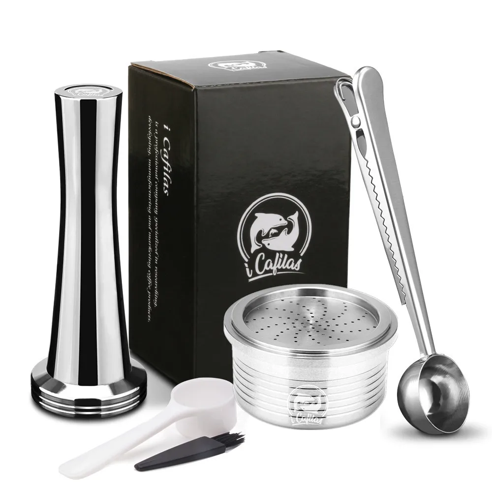 

ICafilas Lavazza EP-MAXI EP-950 EP-2500 PLUS Reusable Coffee Filters Stainless Steel Refillable Coffee Capsule Cup For Espresso