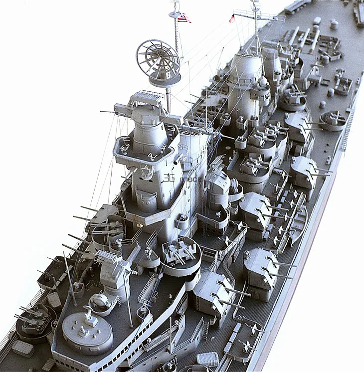 Trumpeter 03705 USS Missouri BB-63 Battleship 1/200 масштаб военный корабль