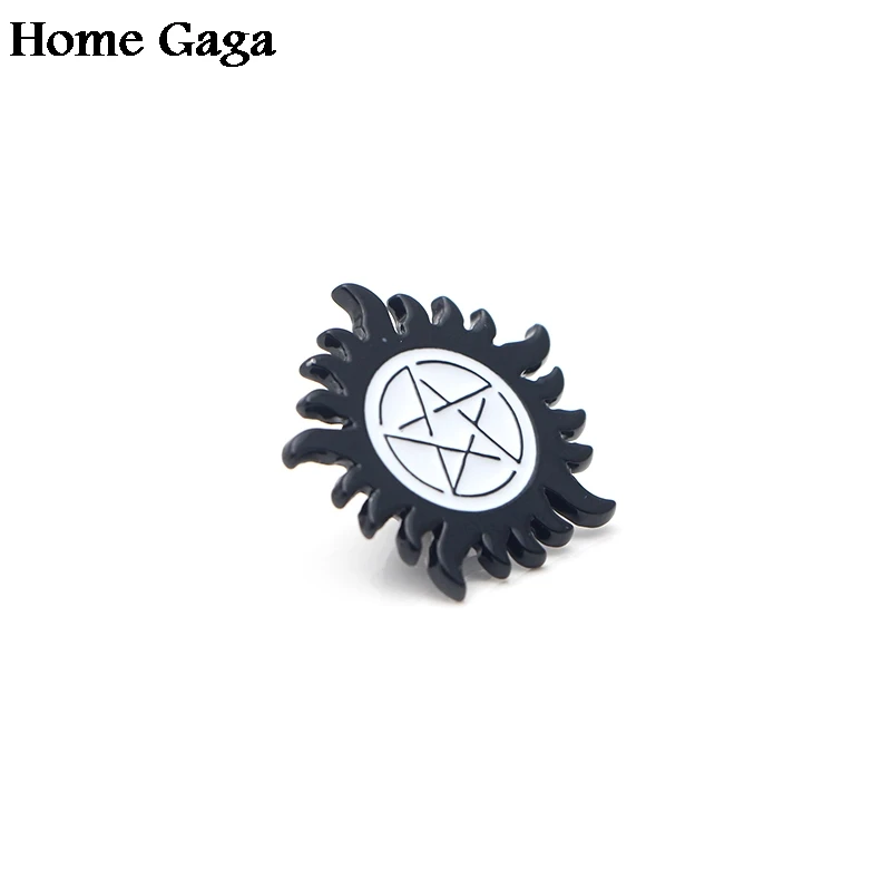 Homegaga сверхъестественные цинковые галстуки булавки броши для рюкзака одежды